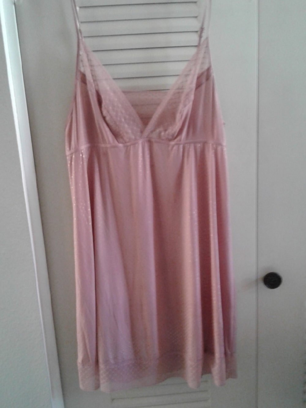 Victoria's Secret Light Pink Sheer V-Neck Gown